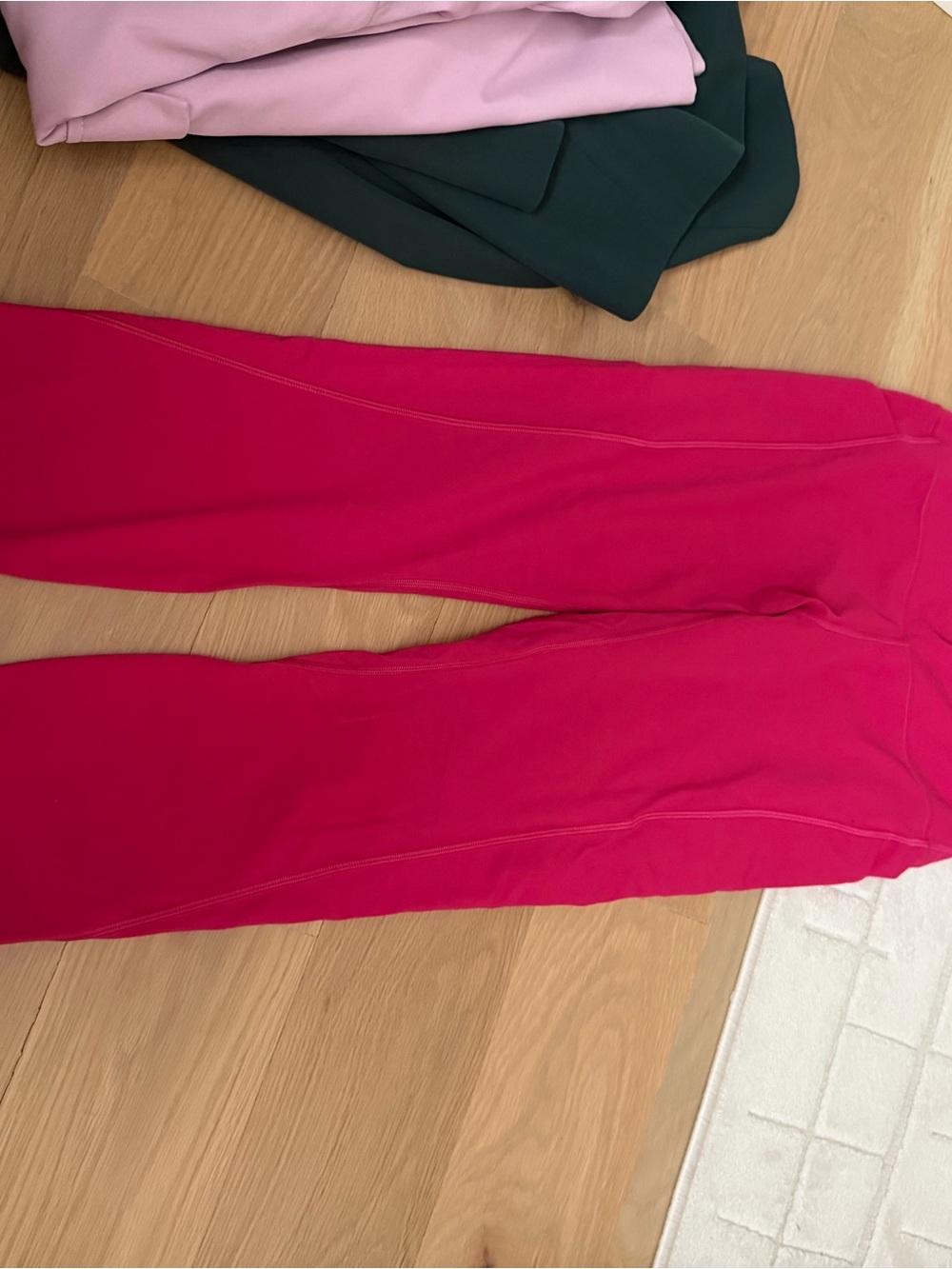 lululemon athletica Hot Pink Straight-Leg Ponte Pants